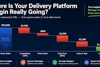 do a profitability teardown of your doordash, uber eats or any delivery platform