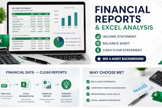 create financial reports in excel