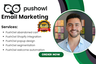 do pushowl shopify web push notification ecommerce automation abandoned cart