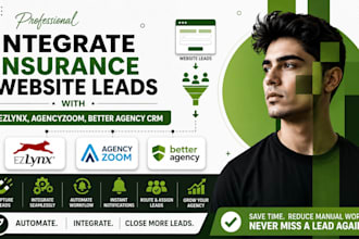 integrate insurance website leads with ezlynx, agencyzoom, better agency CRM