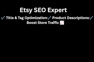 optimize etsy listings with SEO and product descriptions