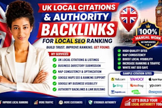 do UK local citations and authority backlinks for local SEO ranking