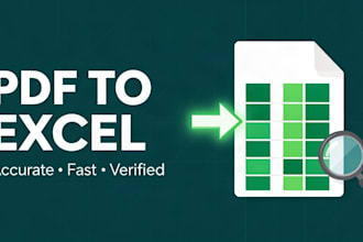 convert your PDF invoices, tables and reports to excel