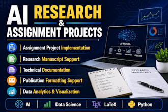 do ai, ml, and deep learning projects with full reports
