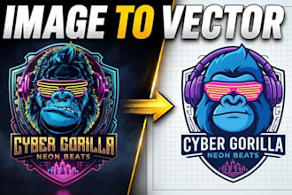 make professional print ready vector file for your ai image design