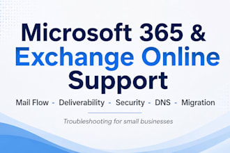 troubleshoot microsoft 365 and exchange online issues