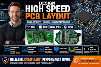 design high speed pcb layout with signal integrity emi emc usb ddr pcie fpga