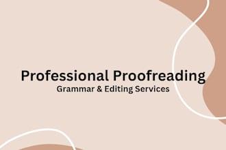 proofread and edit your articles and blog posts