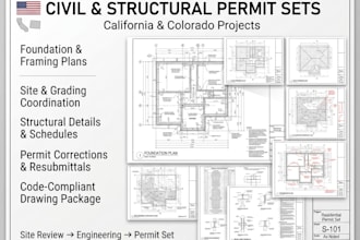 be your civil and structural engineer for california and colorado permit sets