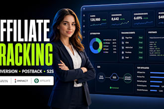 set up affiliate tracking, s2s postback and conversion tracking