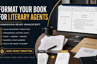 format your book manuscript for literary agent submission