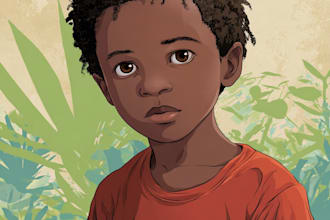 draw african american children book illustrations