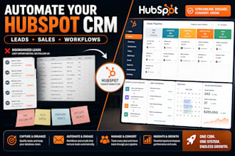 setup hubspot CRM sales pipeline workflow automation email marketing
