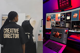 be your creative director for brand strategy and visual identity