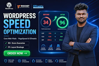 optimize wordpress speed and fix core web vitals