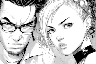 create comic books, pinups and poster illustrations