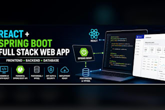 build a full stack web application with react and spring boot