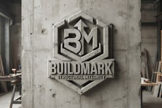 design a strong concrete logo for your brand