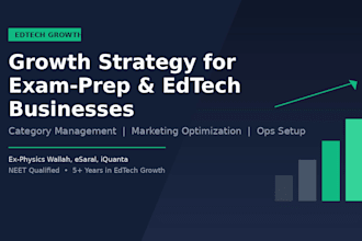 create a growth strategy for your edtech business