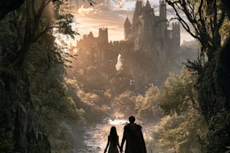 create a magical fantasy book cover and ebook cover