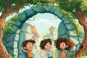 draw watercolor children book traditional art
