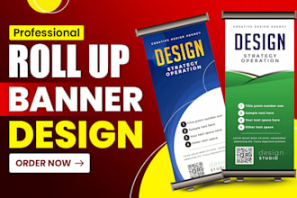 do roll up banner design, pull up banner, signage, billboard, retractable banner