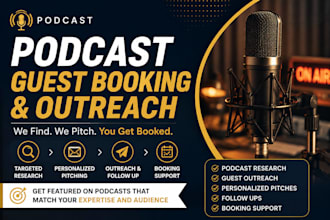 find handle pitch relevant podcasts to get you booked as a guest