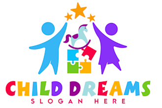 create a professional daycare and childcare logo