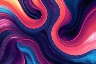 create unique digital abstract art