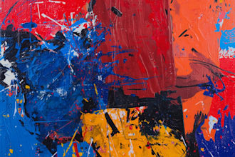 draw abstract painting art or color abstract art