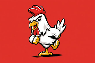design unique mascot cartoon logo design, cartoon character