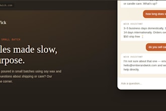 build a custom ai chatbot for your website