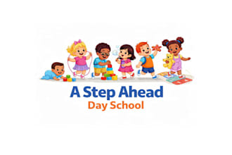 design unique childcare children logo