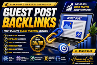 provide guest post backlinks on high da sites