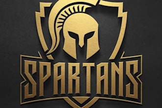 create wonderful and excellent spartan logo design