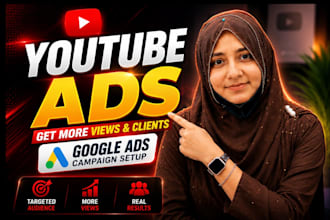 setup and optimize youtube video ads campaign by google ads