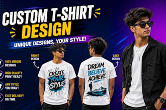 design creative custom t shirt designs