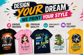 design creative custom t shirt designs