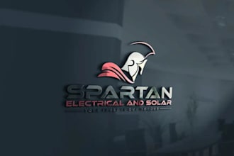 create a unique spartan esport mascot logo in illustrator