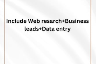 data entry for you
