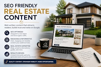 write SEO friendly real estate content for your website