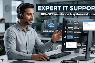 provide remote IT support and troubleshoot windows PC issues