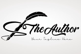 design scripted, signature, cursive, handwriting logo