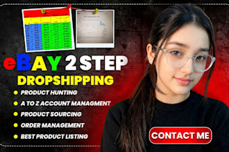 manage your ebay for 2step dropshipping on profit share