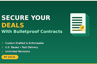 draft a professional contract or business agreement