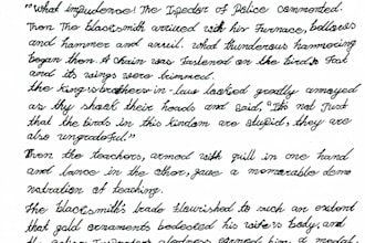 do beautyful english cursive handwriting and study notes