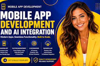 build android app, ios app, mvp mobile app development as mobile app developer