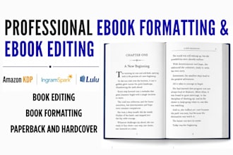 do ebook formatting paperback formatting ebook editing book editing book layout