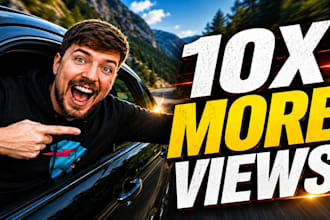 design premium clickbait youtube thumbnail