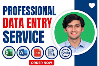 do data entry, ms excel, copy paste, data collection, and web research